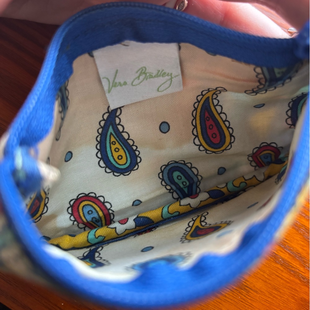 Vera Bradley Marina Paisley Coin Purse Clip ID Case - Picture 3 of 4
